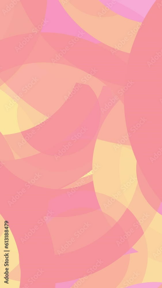 Minimalist pink concentric circles with loop able elements, abstract backgrounds, Three dimensional - stock video Minimalist pink concentric circles with loop able elements, abstract backgrounds, Three dimensional - stock video