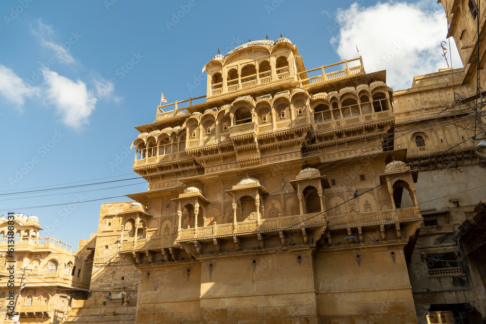 India Salam Singh Ki Haveli in Jaisalmer, Rajasthan state