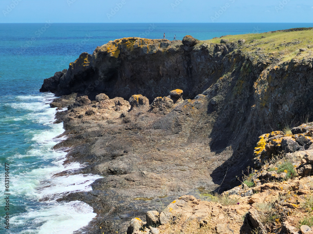 A fragment of the coast south of Sinemorets called Razdelenata Kanara