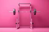 Pink Squat Rack Power rack | Female gym equipment, bosslady gym girl strong weight training gear