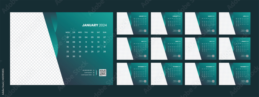 calendar-2024-planner-corporate-template-design-set-week-starts-on