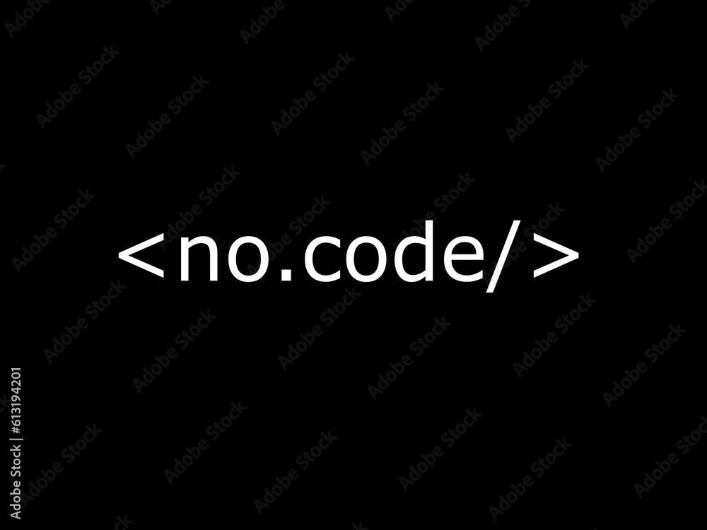 Obraz premium No code