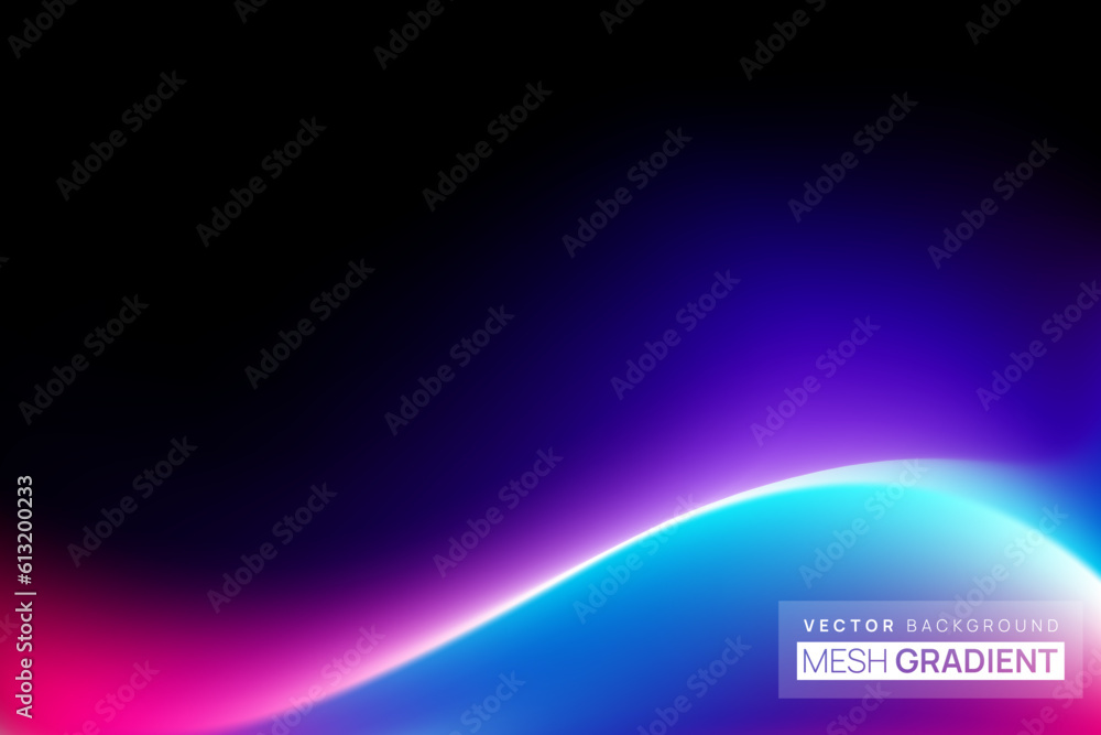 Fototapeta premium Modern gradient background. Colorful, fresh, warm, vibrant mesh gradient wallpaper and backgound