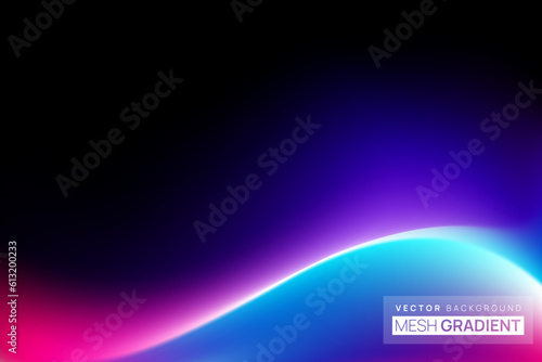Modern gradient background. Colorful, fresh, warm, vibrant mesh gradient wallpaper and backgound