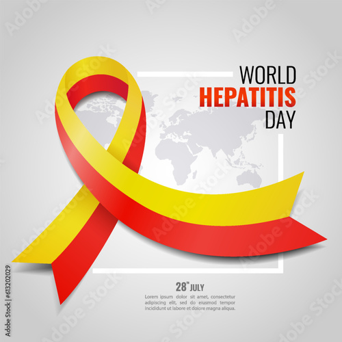 Vector Illustration of World Hepatitis Day
