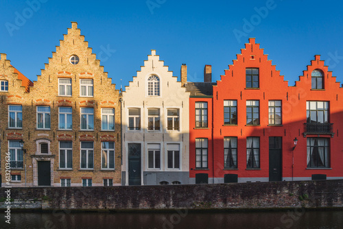 Historic buildings in Bruges, Belgium © Sen
