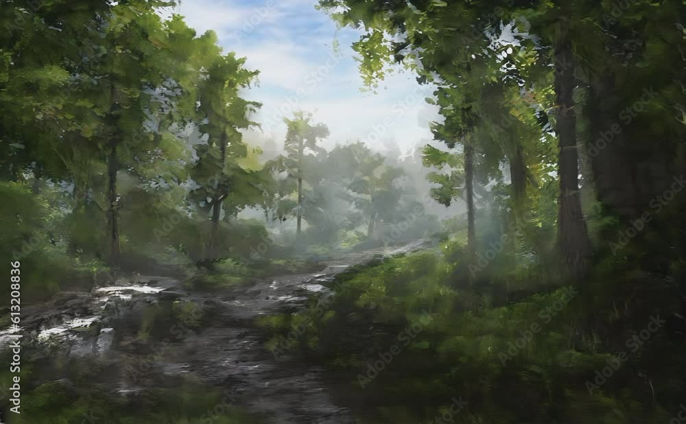 Verdant Foliage and Clear Waters Verdant Foliage and Clear Waters