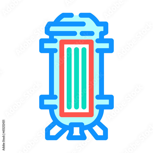 reactor vessel nuclear energy color icon vector. reactor vessel nuclear energy sign. isolated symbol illustration