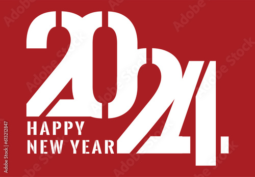 Happy new year 2024 design. With colorful truncated number illustrations. Premium vector design for poster, banner, greeting and new year 2024 celebration P9