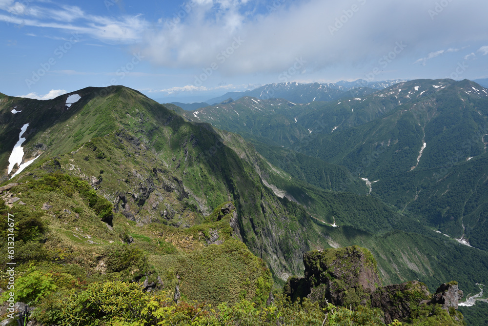 Fototapeta premium Mount. Tanigawa, Minakami, Gunma, Japan