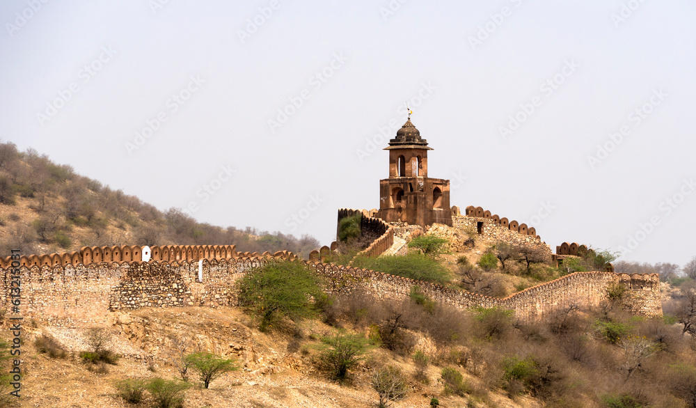 Amber Fort in Jaipur, India Panoramic