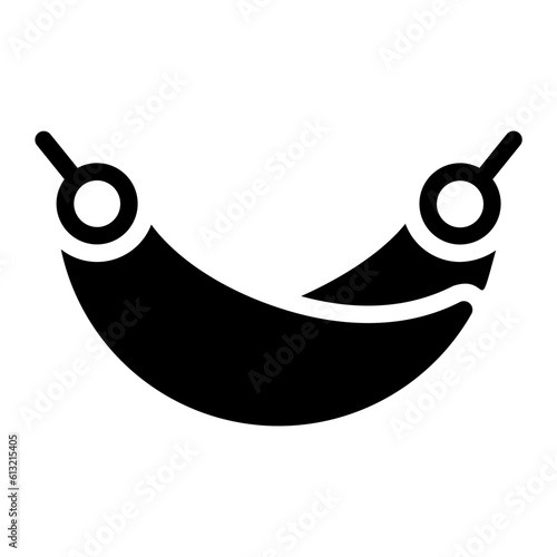 hammock glyph icon