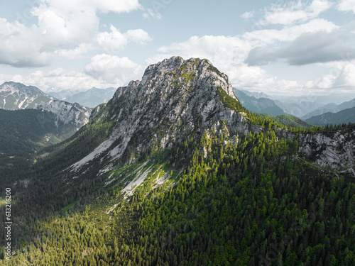 Rocky peaks of the skiresort Nassfeld Hermagor Pressegger See photo