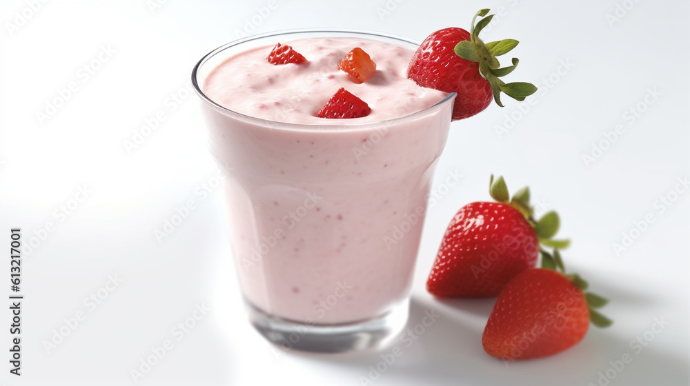 Strawberry milkshake Generative AI Strawberry milkshake Generative AI
