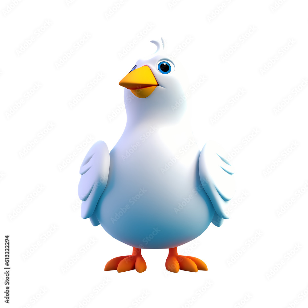 3d white dove. Realistic 3d high quality isolated render 3d white dove. Realistic 3d high quality isolated render
