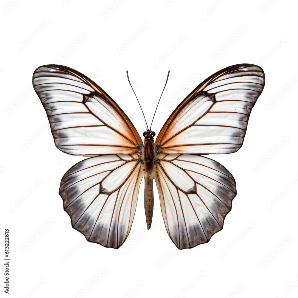 Black-veined white butterfly - Aporia crataegi 3. Transparent PNG. Generative AI Black-veined white butterfly - Aporia crataegi 3. Transparent PNG. Generative AI