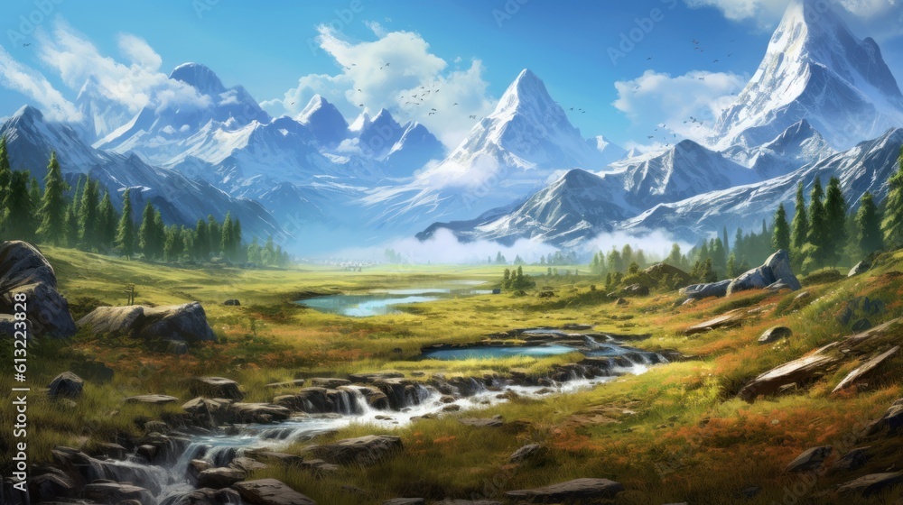 Fantasy Landscape Game Art