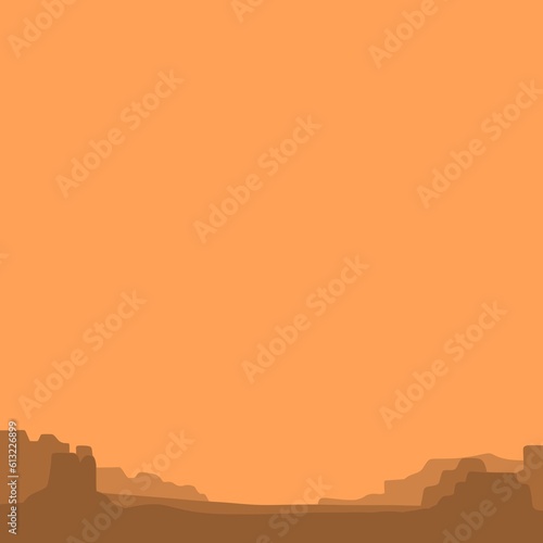 illustration of desert background for book cover wallpaper or poster etc