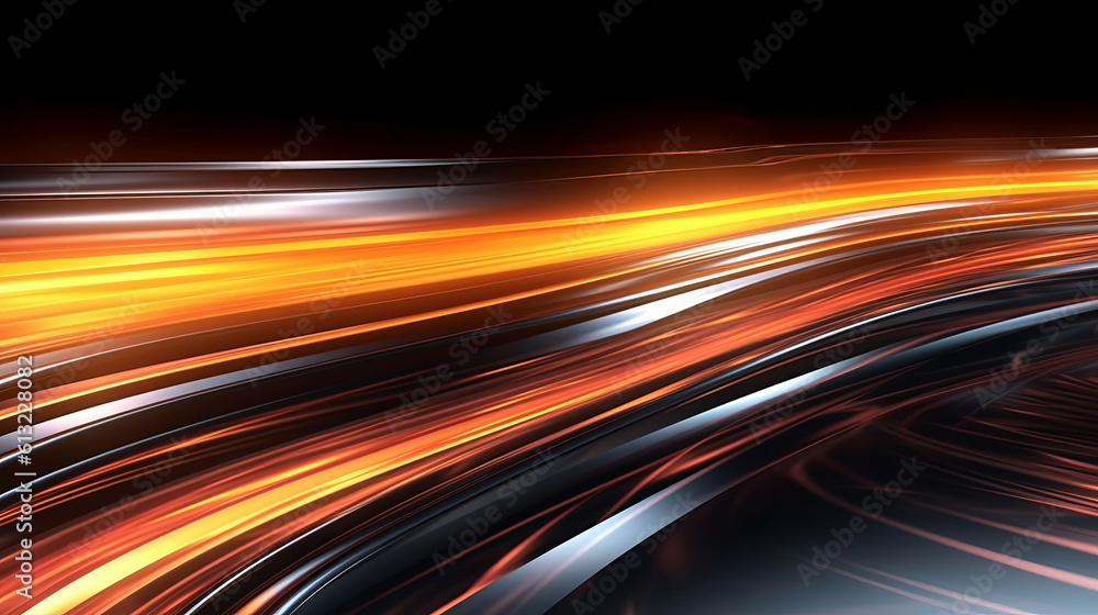 3d render motion line of speed and power or light. Generative ai 3d render motion line of speed and power or light. Generative ai