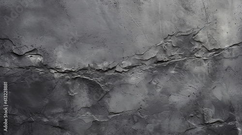 A black and white photograph of a weathered and cracked wall. Generative ai