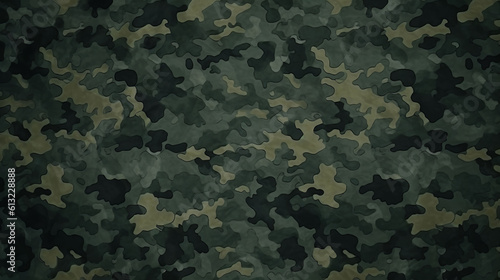 Army and military camouflage texture pattern background. Generative ai