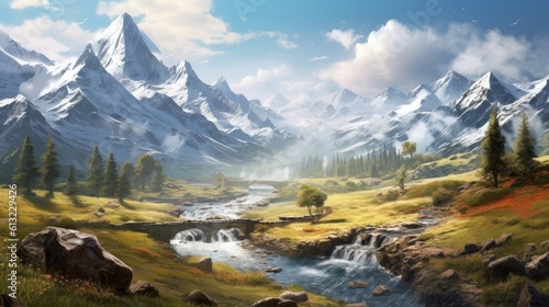 Fantasy Landscape Game Art