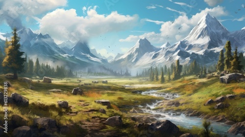 Fantasy Landscape Game Art