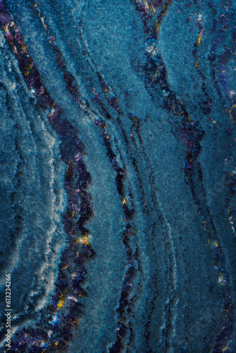 Blue layered marble textured background