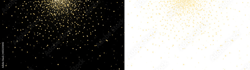 yellow golden sparkle light effect from top transparent background yellow golden sparkle light effect from top transparent background