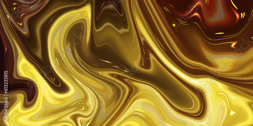 Abstract colorful oil marble trendy dynamic art with glowing effect. Abstract wavy curve fluid modern marble texture background. 
