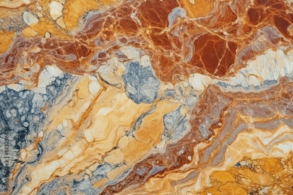 Style & Substance: Abstract Background Texture of Natural Stone Marble in Brown Tint: Generative AI