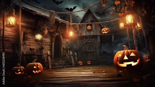 Halloween Background Generative AI tools