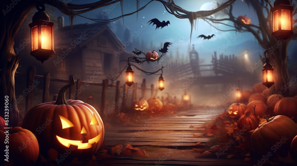 Halloween Background Generative AI tools Halloween Background Generative AI tools