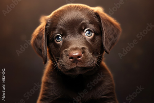 chocolate labrador puppy generative ai