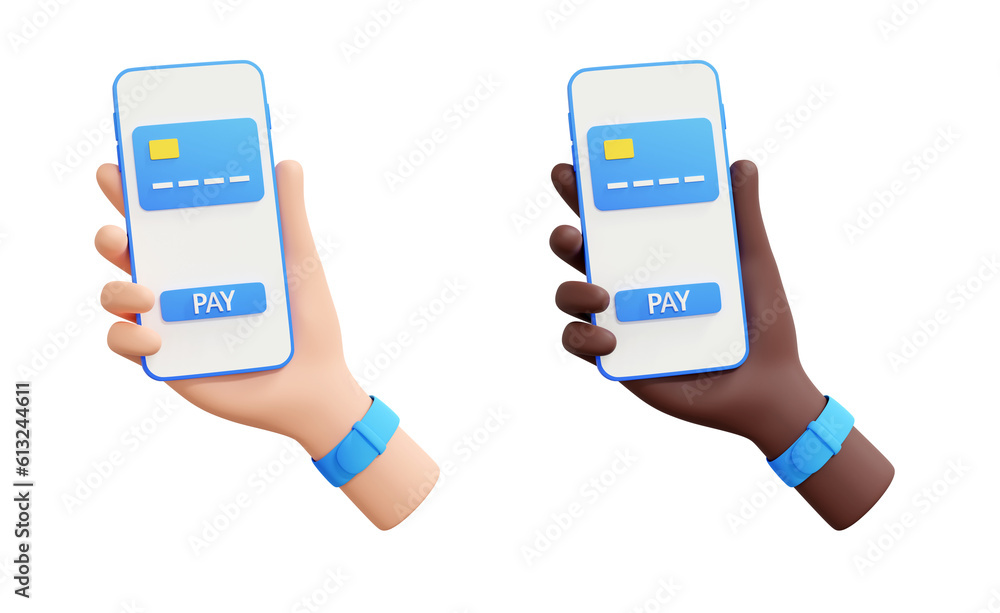 Online payment and electronic wallet or banking 3d render illustration. Online payment and electronic wallet or banking 3d render illustration.