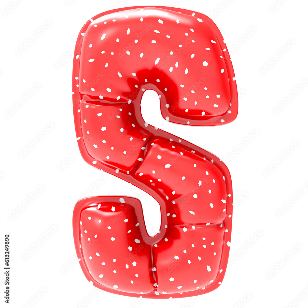 Font With Number 3D Render Font With Number 3D Render