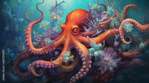 A Colorful Octopus Adventure