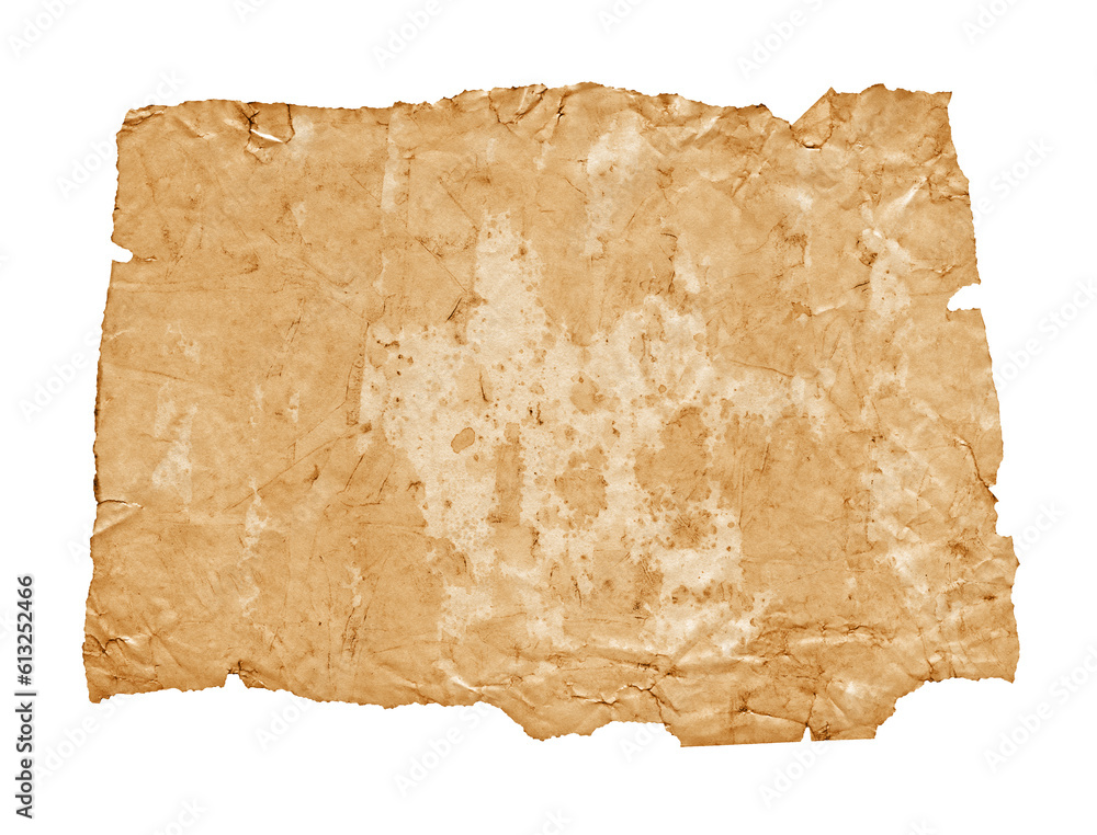 Fototapeta premium Old crumpled paper texture background