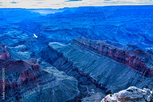 After sunset, the view from Lipan Point photo