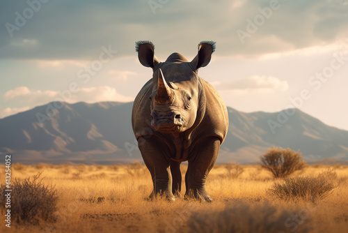 Black Rhinoceros in Africa
