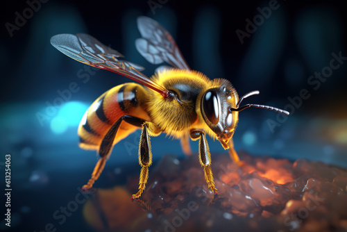 Closeup of bee © Jeremy