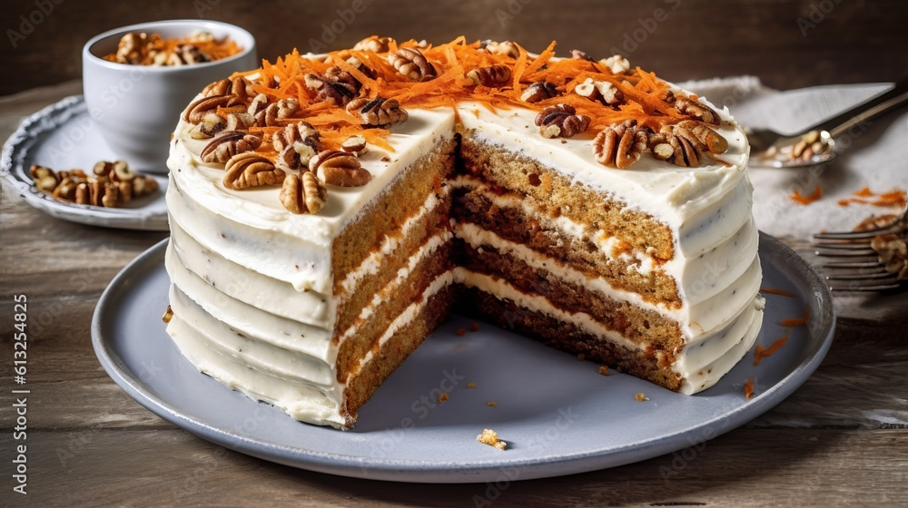 A Delectable Carrot Cake A Delectable Carrot Cake