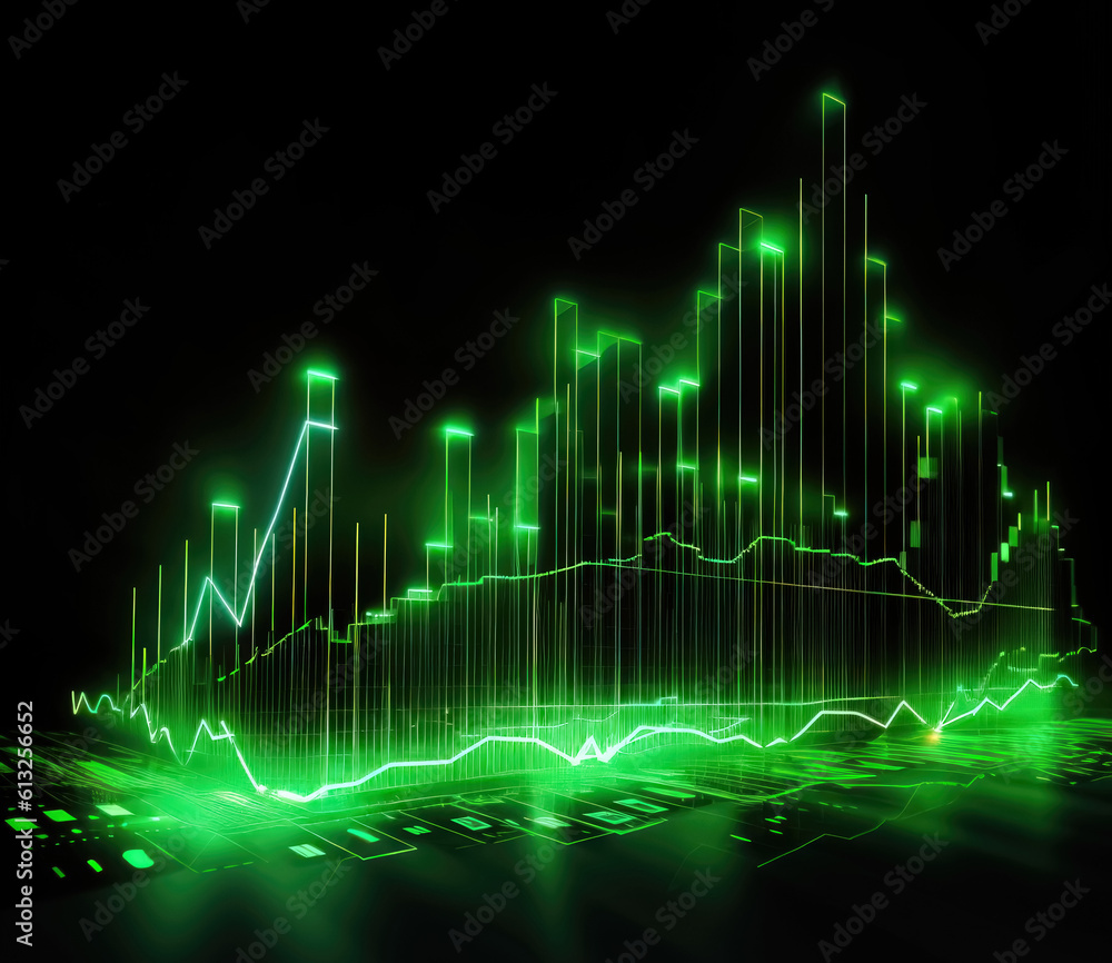 Stock trading chart