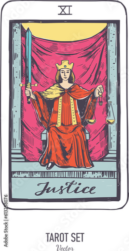 Vector hand drawn Tarot card deck.  Major arcana .  Engraved vintage style. Occult, spiritual and alchemy symbolism