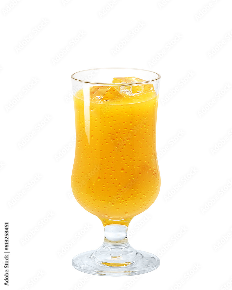 オレンジジュースのイラスト リアル