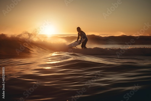 "Surfing at Sunrise" © Szalai