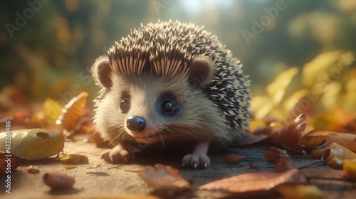 illustration of a hedgehog