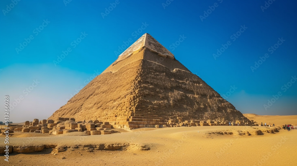 Renowned Egyptian pyramids Generative AI