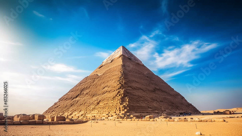 Renowned Egyptian pyramids Generative AI