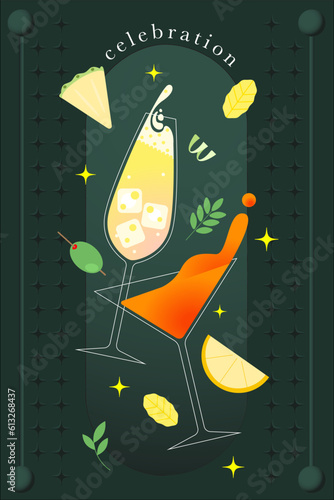 Cocktail party celebration